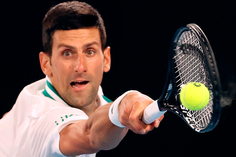 Novack Djokovic tiene la oportunidad de hacer historia en el Abierto de Australia, un evento que ha ganado en nueve ocasiones diferentes.Foto: AFP