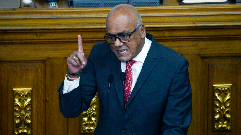 Jorge Rodríguez, presidente de la Asamblea Nacional de Venezuela. Foto: AFP