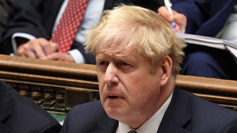 El primer ministro británico Boris Johnson. Foto: AFP.