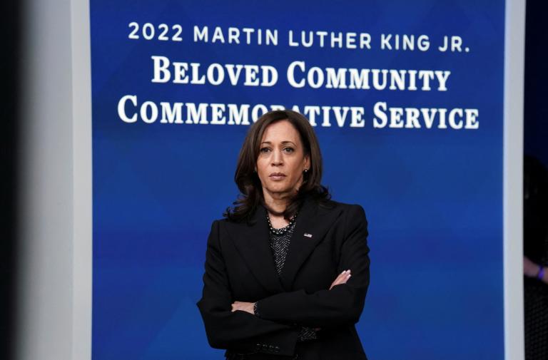 Vice President Harris delivers remarks on Martin Luther King, Jr. Day from the White House in Washington