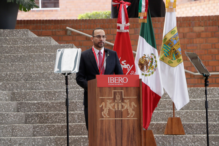 Luis Arriaga Valenzauela tomó posesión como rector de la Ibero. Foto EE: Cortesía