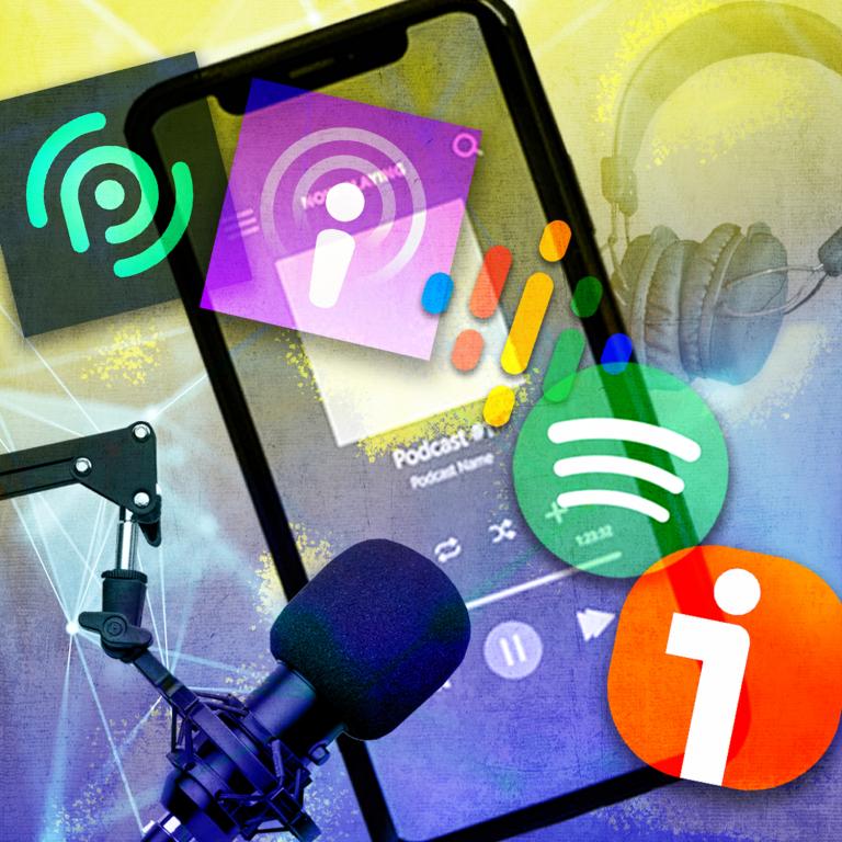 Google Podcast, iVoox, Podimo y Overcast son algunas de las aplicaciones que permiten escuchar podcast vía streaming.