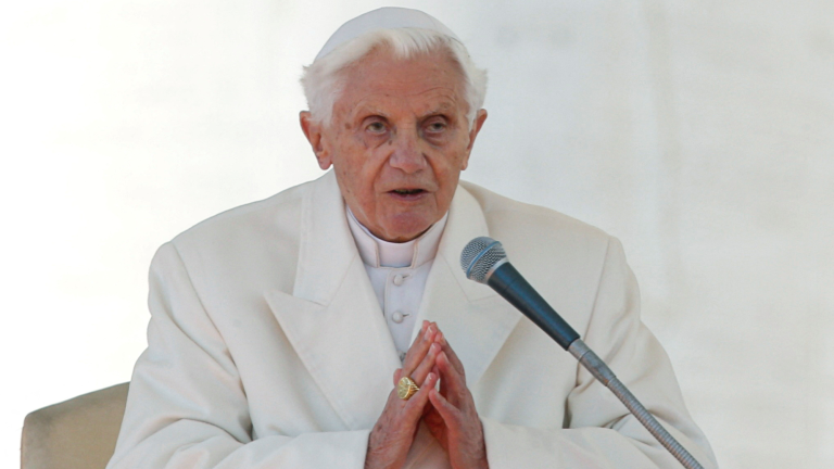 El papa emérito Benedicto XVI. Foto: Reuters.