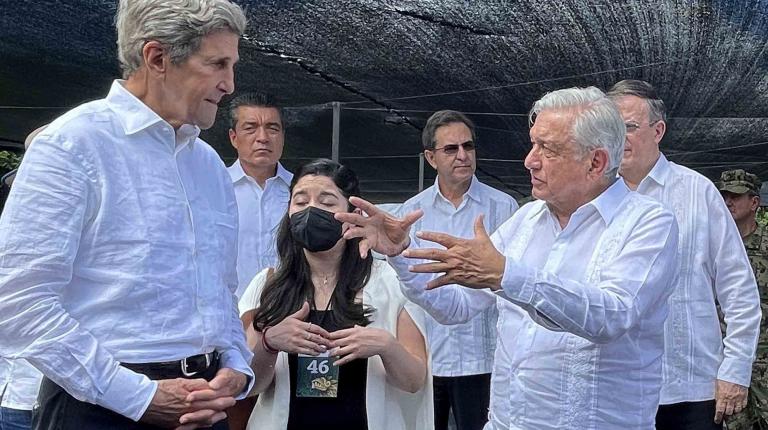 México no descarta que John Kerry pueda exponer al presidente López Obrador las preocupaciones de Estados Unidos sobre la iniciativa de reforma eléctrica de México. Foto EE: Archivo.