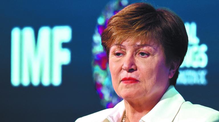 Kristalina Georgieva, directora gerente del Fondo Monetario Internacional. Foto: AFP