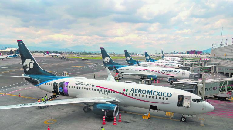 Mexico,City,-,June,19,,2018:,Aeromexico