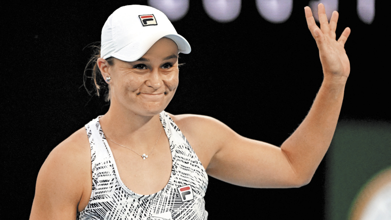 La tenista Ashleigh Barty se despidió como una de las jugadoras con mayores ingresos de la historia. Foto: Reuters