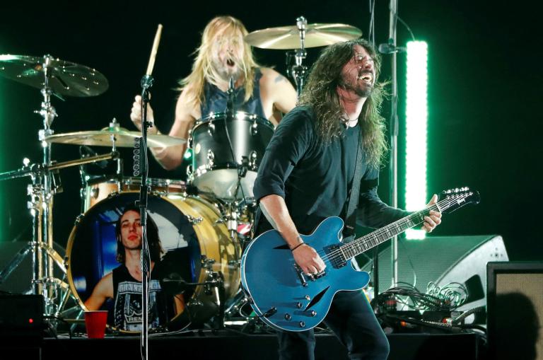 Foo Fighters canceló las fechas de su gira 2022 tras la muerte de Taylor Hawkins. Foto: Reuters