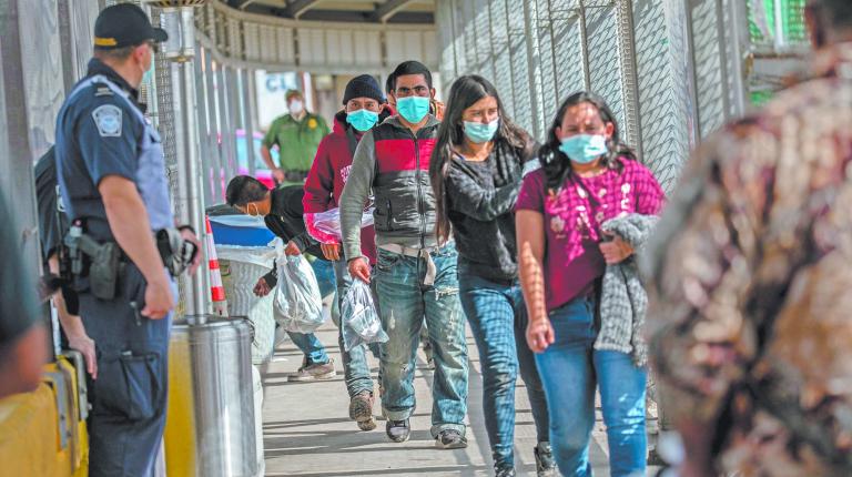 Frontera en Matamoros, México. Foto: AFP