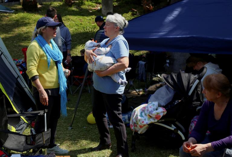 Ukrainians fleeing Russia