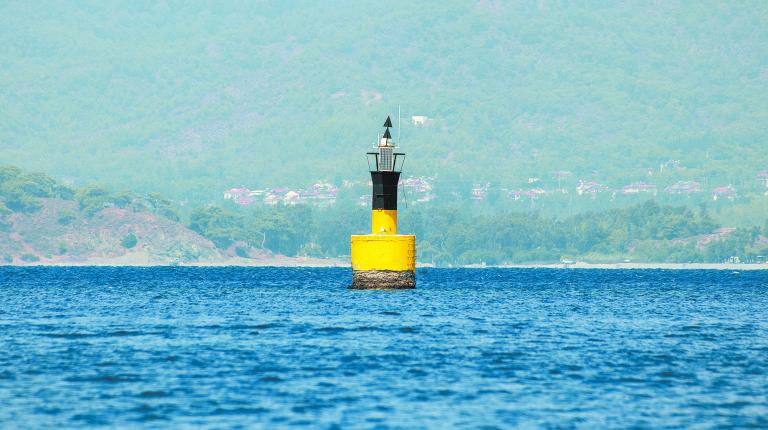 Buoy,Left,To,The,Sea,To,Guide,The,Ships