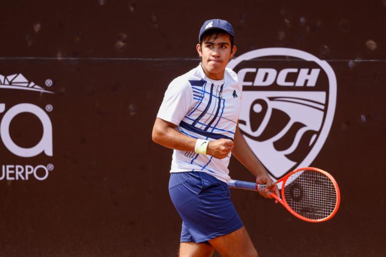 Luis Álvarez. Es la segunda mejor raqueta mexicana en el tenis juvenil. Foto Especial.