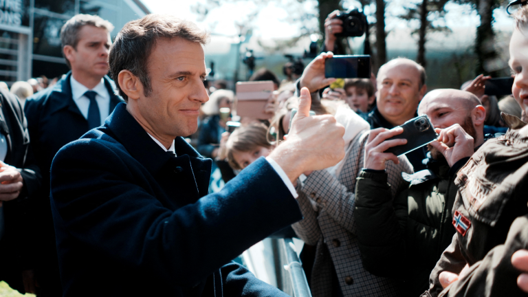 El presidente Emmanuel Macron. Foto: Reuters.