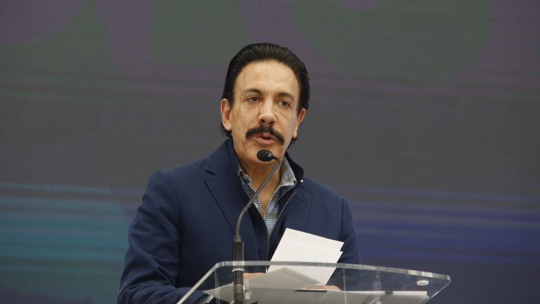 Omar Fayad Meneses, gobernador de Hidalgo. Foto EE: Hugo Salazar.