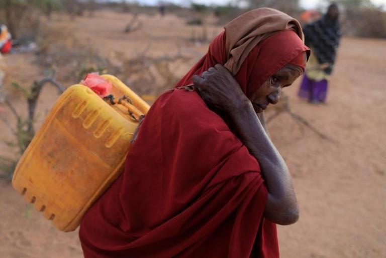 Hambre en Somalia. Foto: Reuters