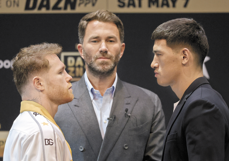 BOX-SPO-CANELO-ALVAREZ-V-DMITRY-BIVOL---NEWS-CONFERENCE