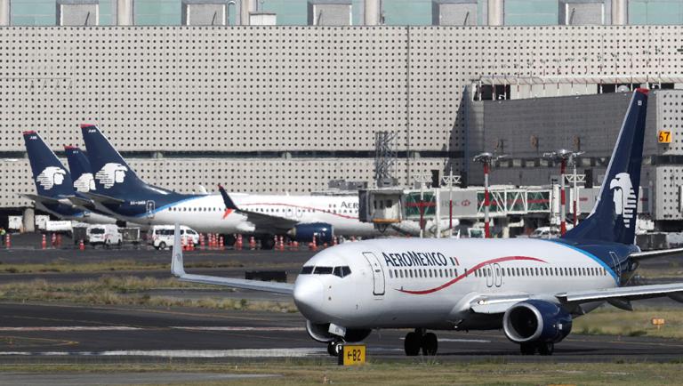 Planes of Mexican airline Aeromexico are pictured at Benito Juarez international airport, as the coronavirus disease (COVID-19) outbreak continues, in Mexico City, Mexico June 26, 2020. REUTERS/Henry Romero