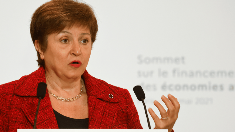 La directora gerente del Fondo Monetario Internacional, Kristalina Georgieva. Foto: Reuters. 