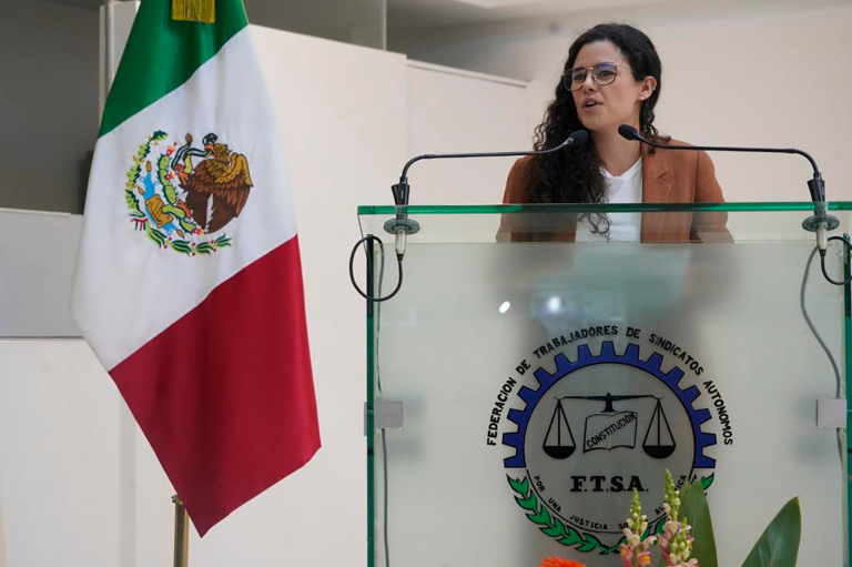 Pilar Martínez, titular de la Secretaría del Trabajo y Previsión Social. Foto EE: Cortesía STPS