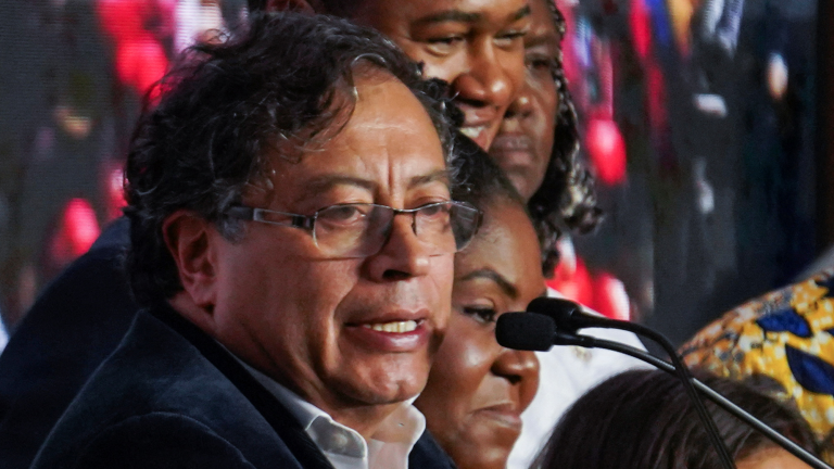 El candidato presidencial de izquierda colombiano Gustavo Petro. Foto: Reuters.