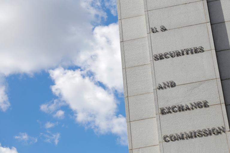 FILE PHOTO: Signage is seen at the headquarters of the U.S. Securities and Exchange Commission (SEC) in Washington, D.C., U.S.