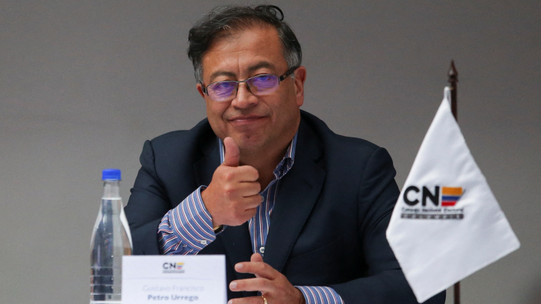 Gustavo Petro, presidente electo de Colombia. Foto: Reuters