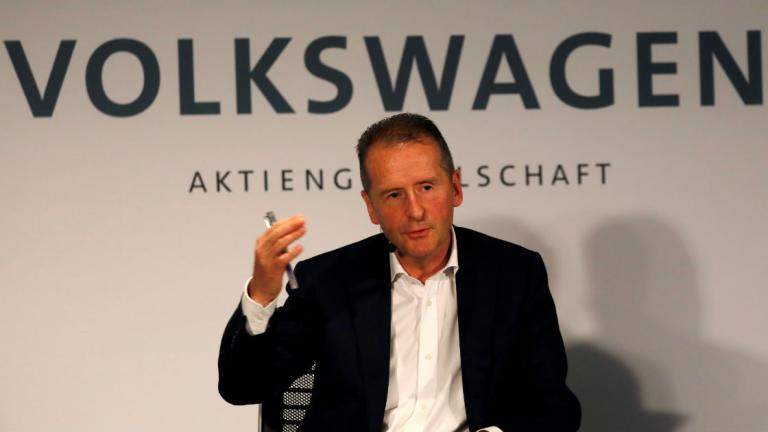 Herbert Diess, presidente ejecutivo de Volkswagen. Foto: Reuters