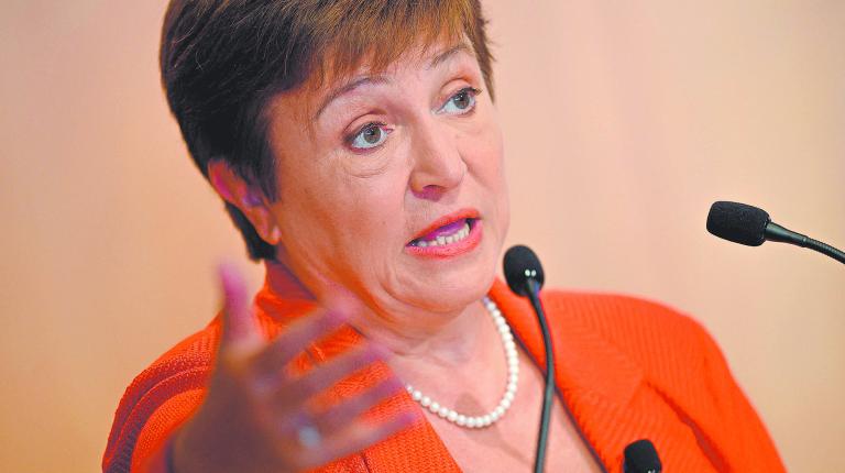 Kristalina Georgieva, directora gerente del Fondo Monetario Internacional (FMI). Foto: AFP.