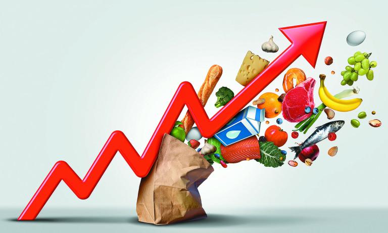 Rising,Food,Cost,And,Grocery,Prices,Surging,Costs,Of,Supermarket