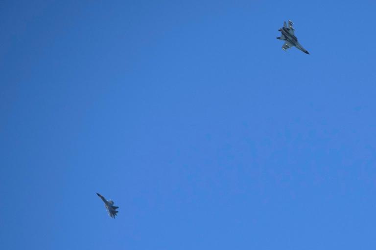 PLA aircraft over Pingtan island