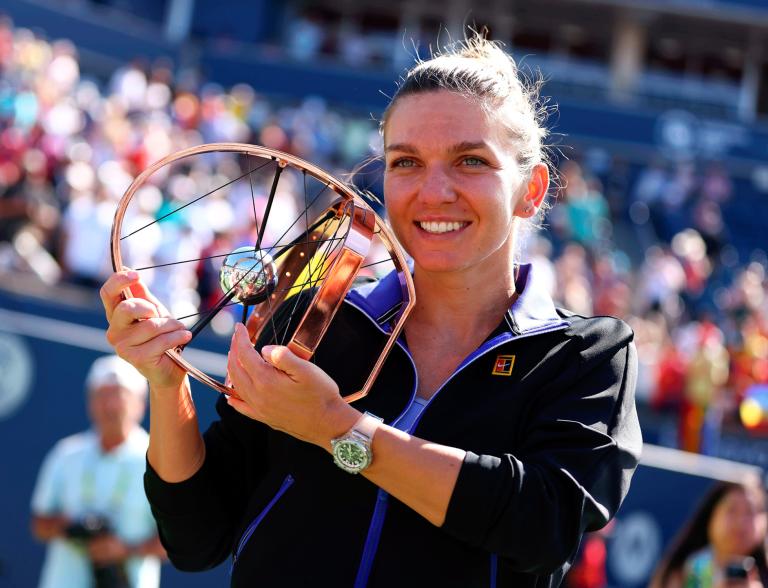 La tenista rumana Simona Halep marcó su regreso al Top 10 con autoridad. Foto: AFP