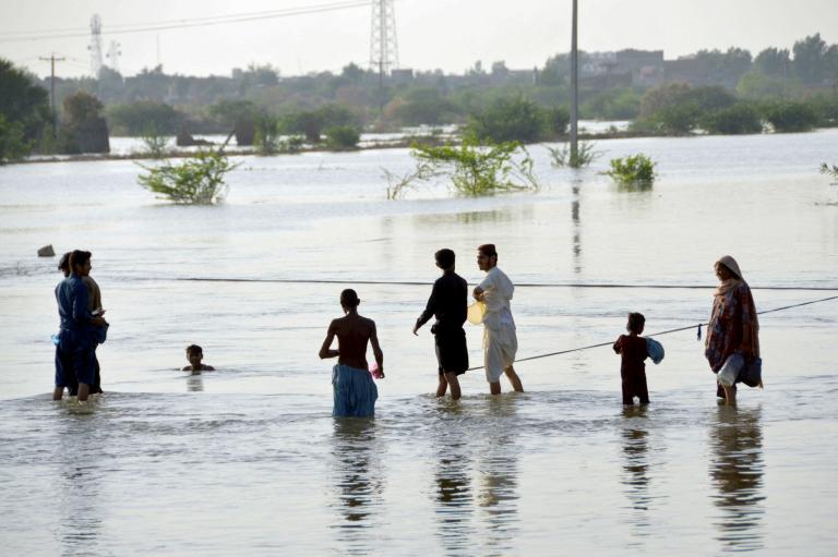 Monsoon season in Dera Allah Yar, Jafferabad