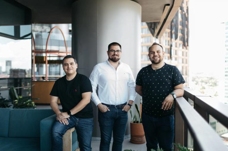  Ángel Arias, Miguel Medina y José Antonio Martinez, fundadores de Plerk. Foto: Cortesía