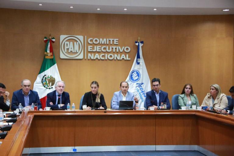 Comisión Permanente Nacional del PAN en reunión. Foto: Cortesía