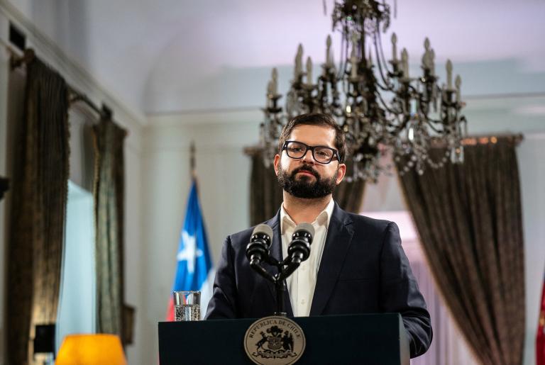 Gabriel Boric, presidente de Chile. Foto: Reuters