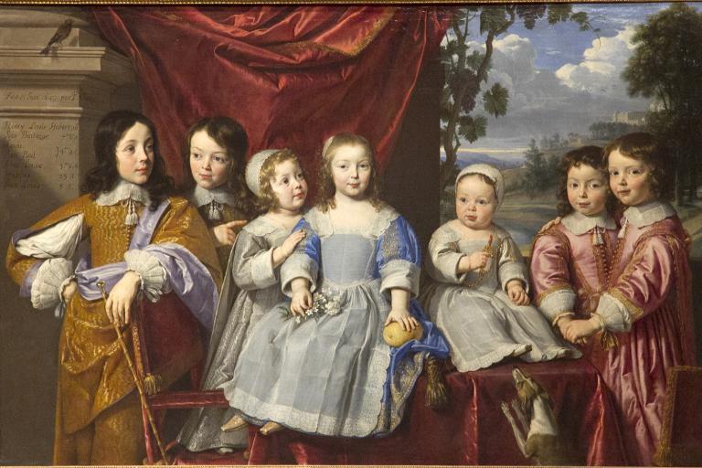 Les enfants Habert de Montmort.  Wikimedia Commons / Museo de Bellas Artes de Reims