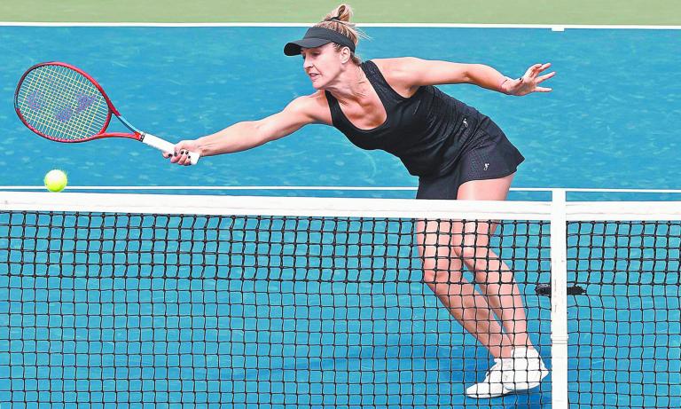 Gabriela Dabrowski mostró su don en el tenis por primera vez, a los siete años de edad.