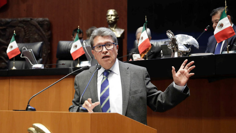 Ricardo Monreal, presidente de la Junta de Coordinación Política del Senado de la República. Foto EE: Archivo