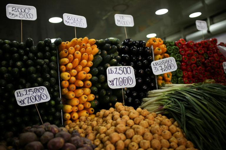 Mercado en Bogotá, Colombia. Foto: Reuters.