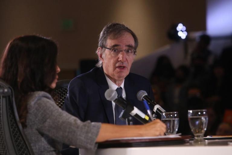 José Woldenberg, expresidente del IFE, durante su participación en el foro internacional “El Futuro es Socialdemócrata”. Foto: Cortesía