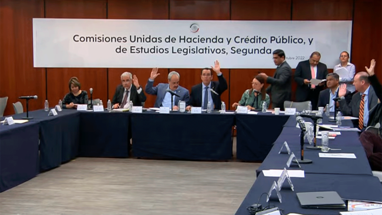 Comisiones Unidas de Hacienda y Crédito Público, y de Estudios Legislativos, Segunda. Foto EE: Especial / Captura de video