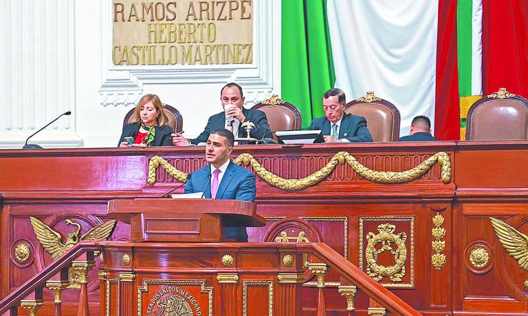 Omar García Harfuch compareció ante el Congreso capitalino