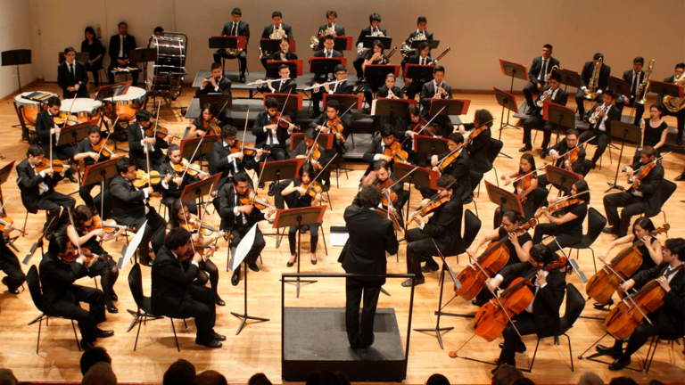 La Orquesta Escuela Carlos Chávez está cumpliendo 32 años de existencia. Foto EE: Especial