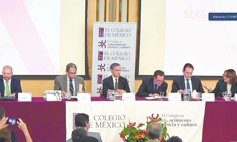 Foro “El negocio de la letalidad: el tráfico de armas a México”, organizado por el Colegio de México