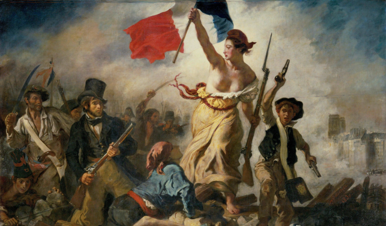 La libertad guiando al pueblo, de Eugène Delacroix. Foto EE: Especial