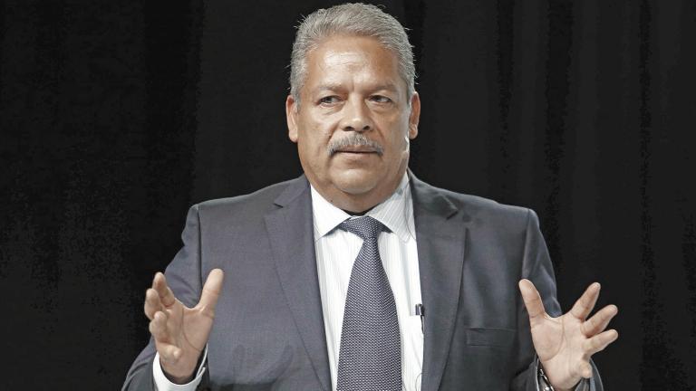 TERESO MEDINA, DURANTE EL CONGRESO INTERNACIONAL DE RECURSOS HUMANOS 20919 . FOTO :HUGO SALAZAR / EL ECONOMISTA .