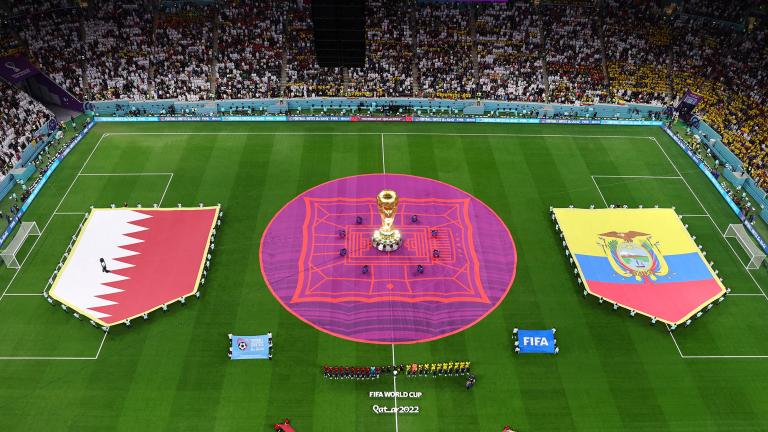 Qatar vs Ecuador, primer partido de la Copa del Mundo 2022. Foto: Reuters