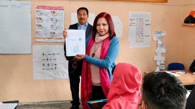 Leticia Ramírez Amaya, secretaria de Educación Pública. Foto EE: Cortesía / Twitter @Letamaya