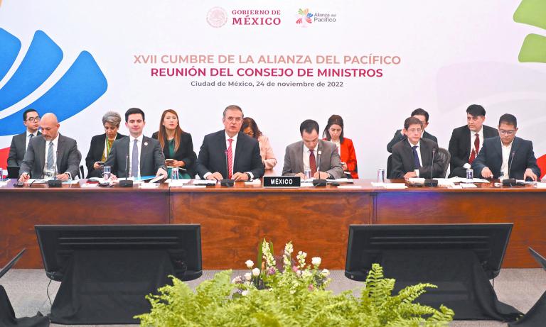 Ebrard la reunión del Consejo de Ministros de la XVII Cumbre de la Alianza del Pacífico