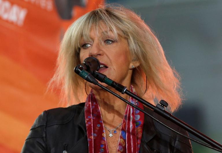 FILE PHOTO: Keyboardist and singer Christine McVie of the rock band Fleetwood Mac performs on NBC